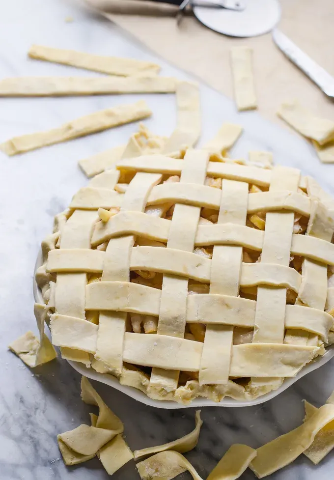 Spiced Pear Pie with Sourdough Crust' title='Spiced Pear Pie