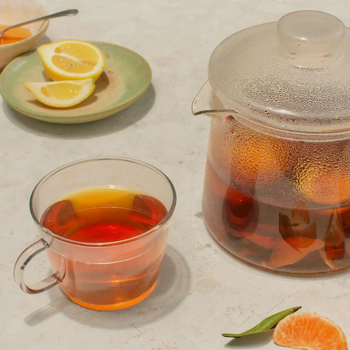 Casca de laranja chai