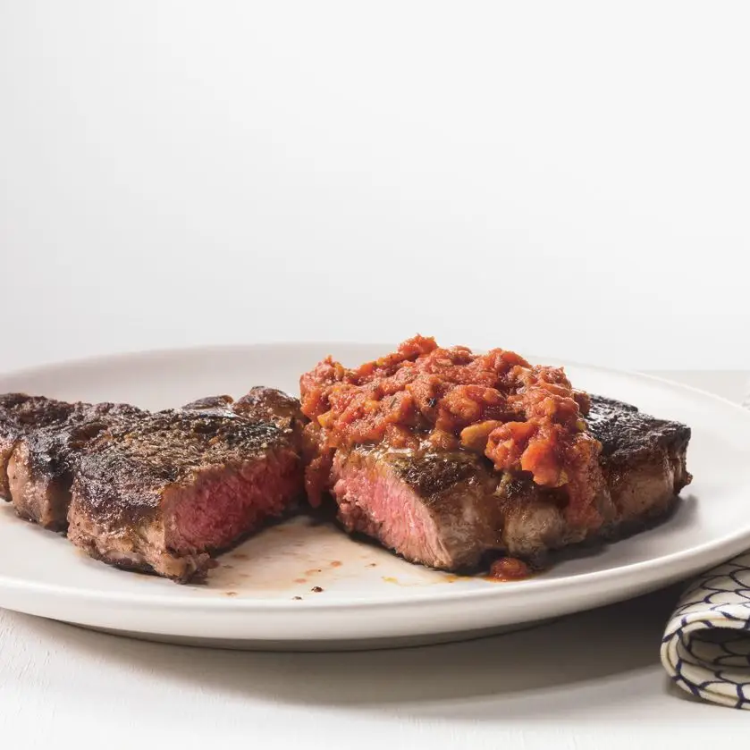 Pizzaiola de bife vertigado