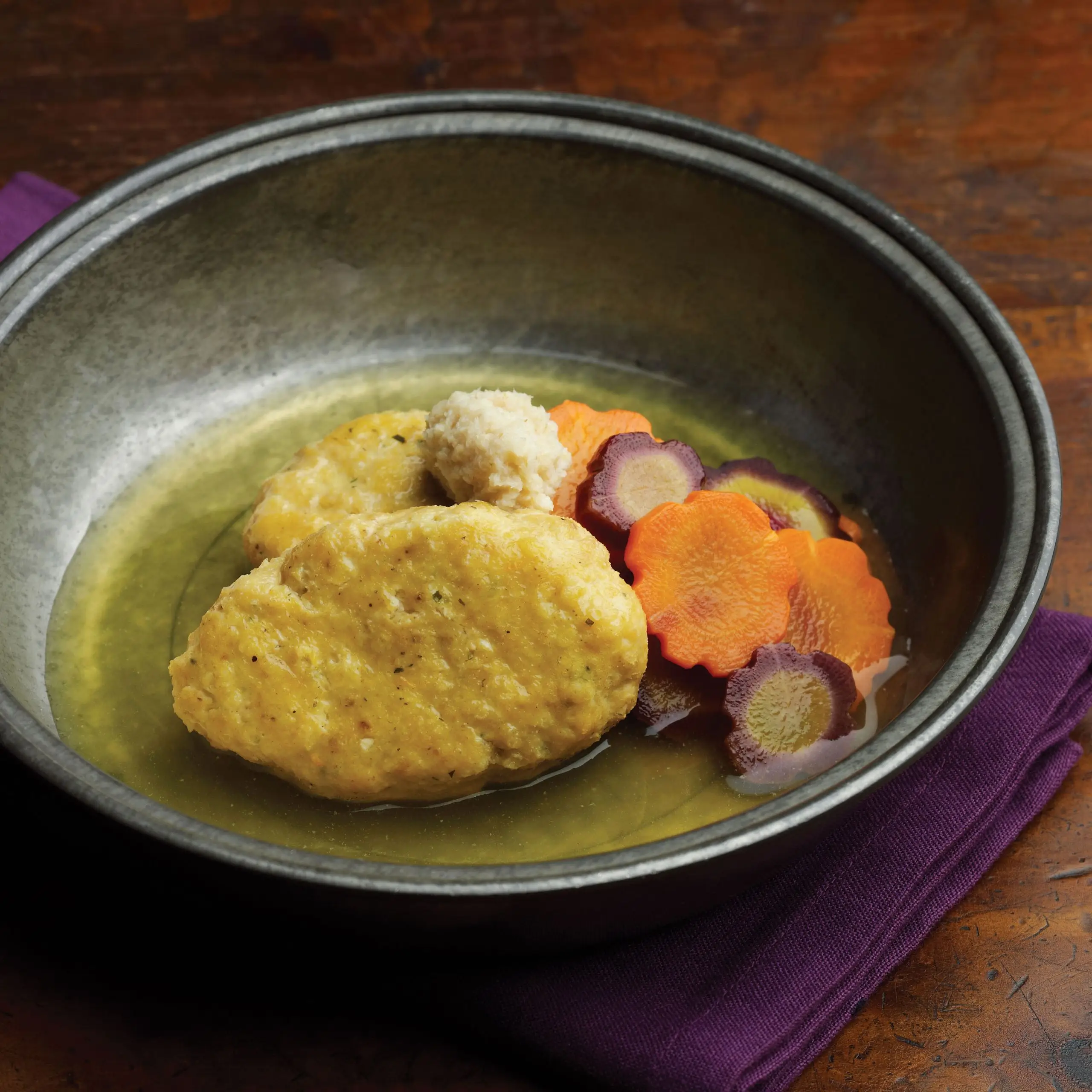 Peixe gafilte assado