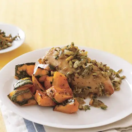 Abóbora de kabocha assada com sal de cominho