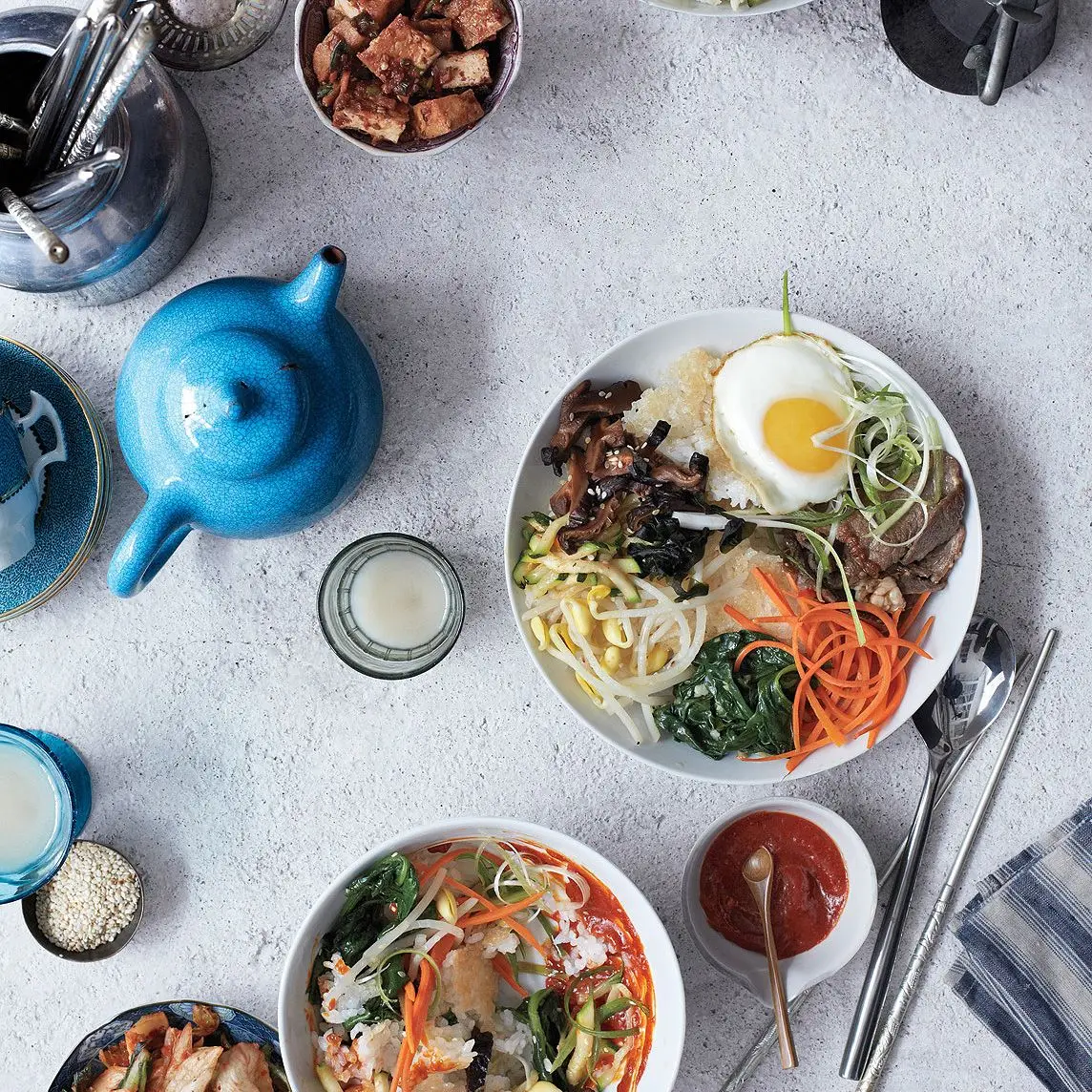 Bibimbap em casa