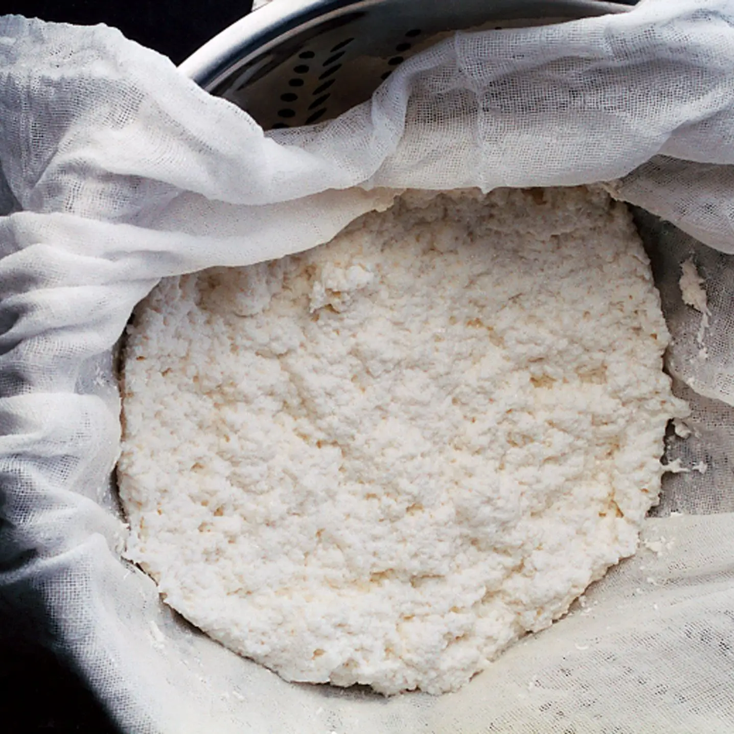 Ricota caseira fresca