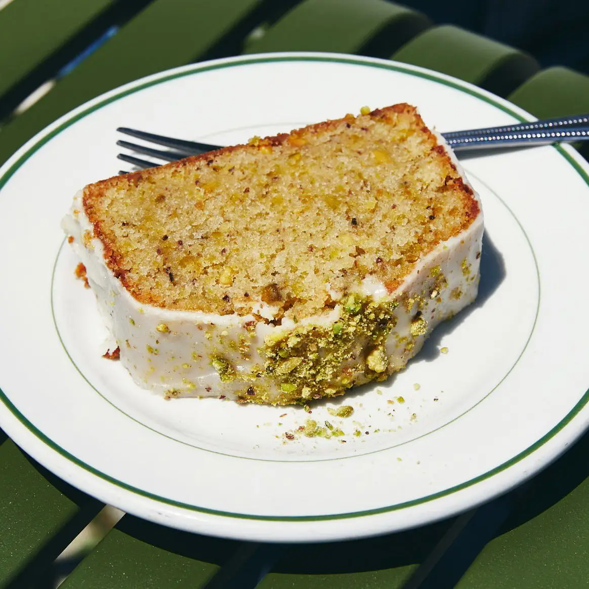 Pão de limão-pistache