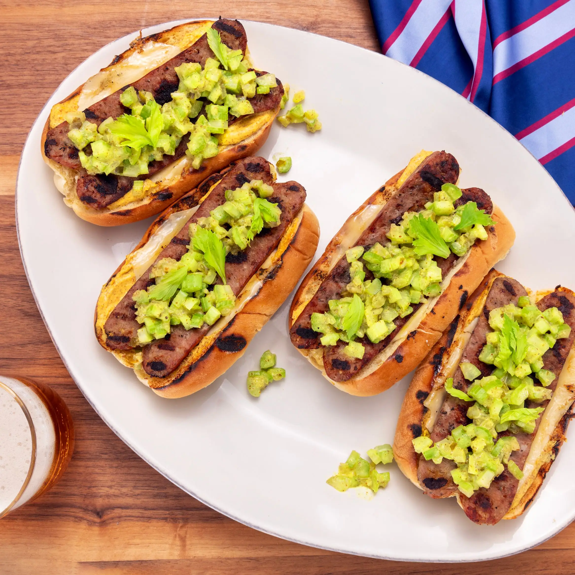 Pirralhos bregas com aipo-pique