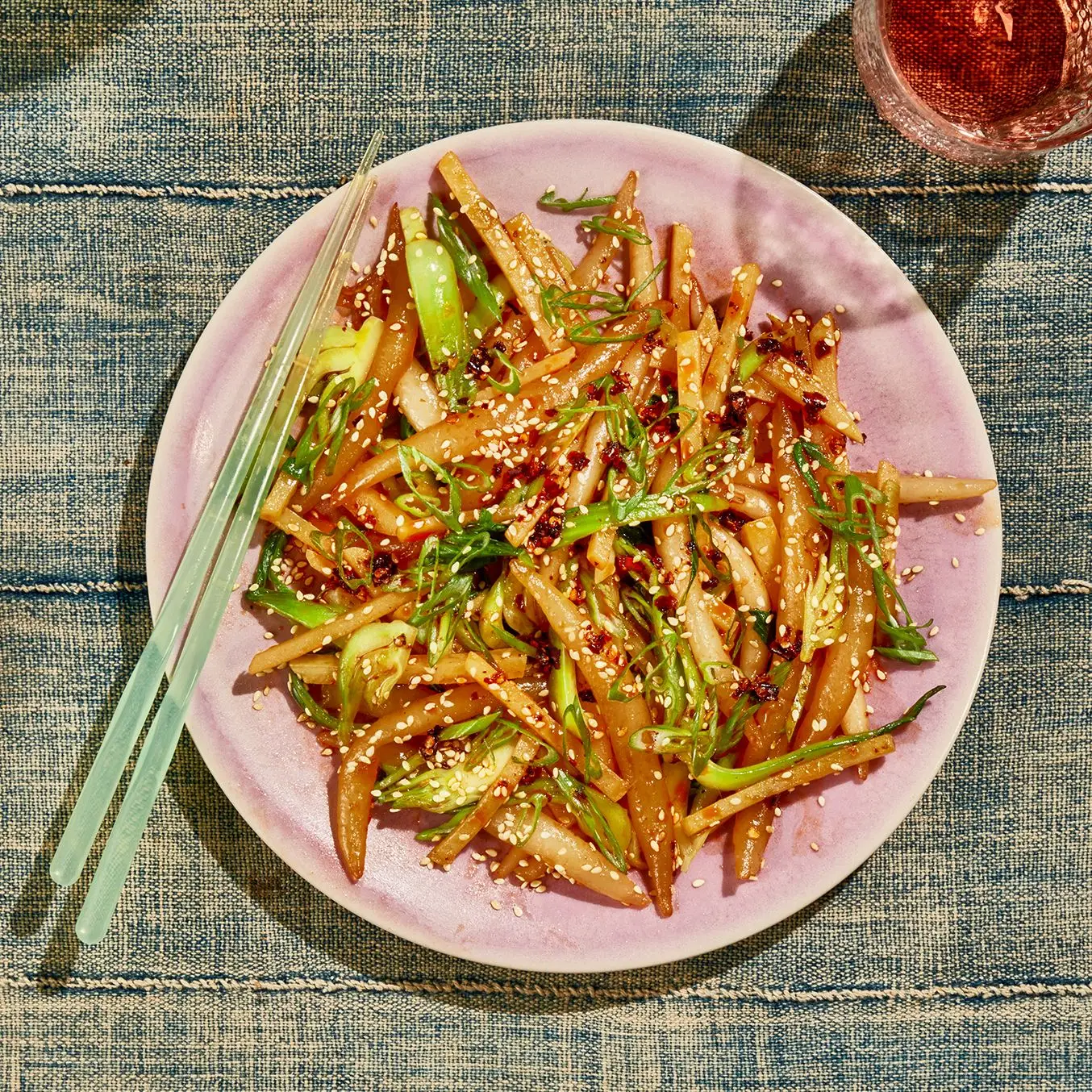 Macarrão de batata dupla com especiarias