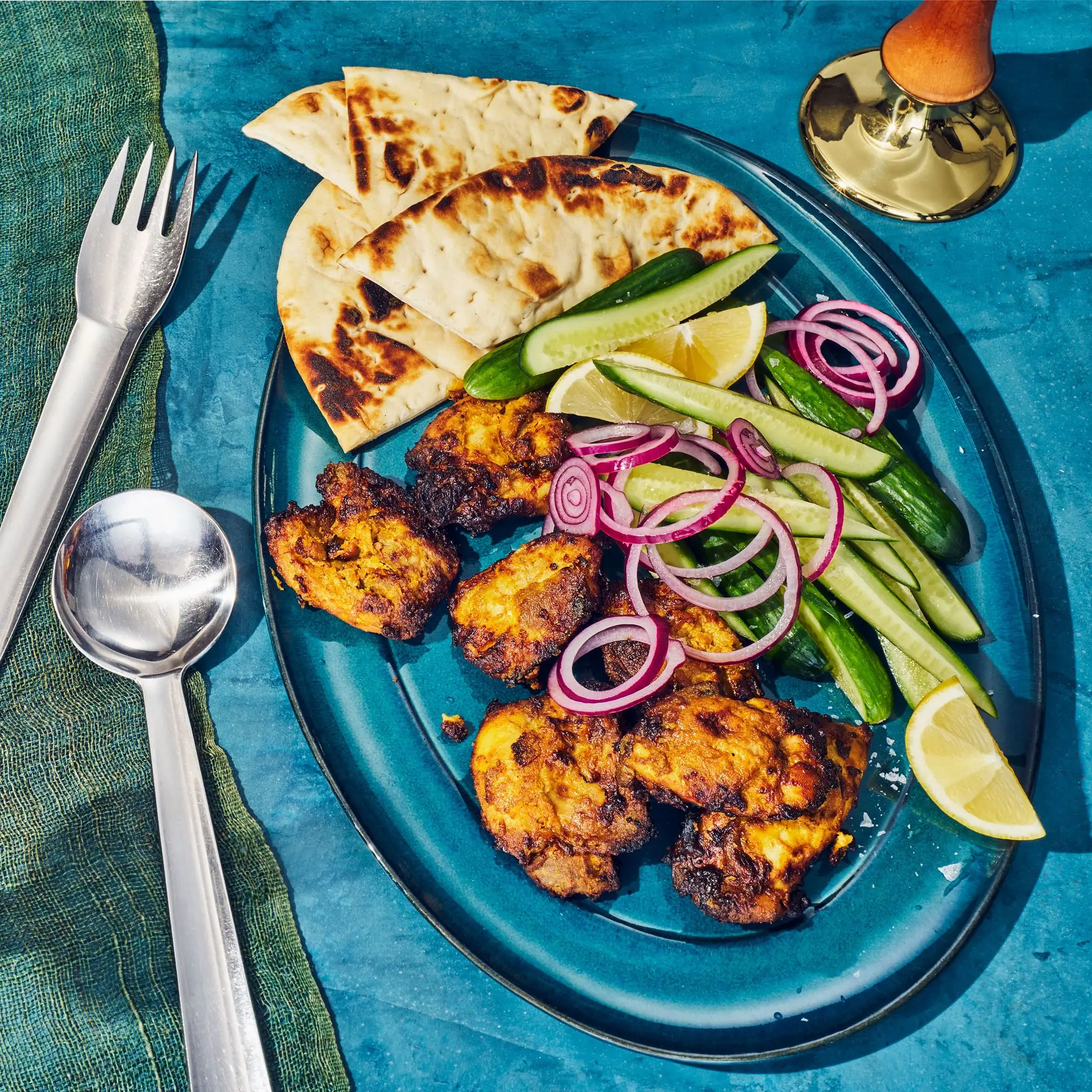 Chicken Tikka de frango com ar