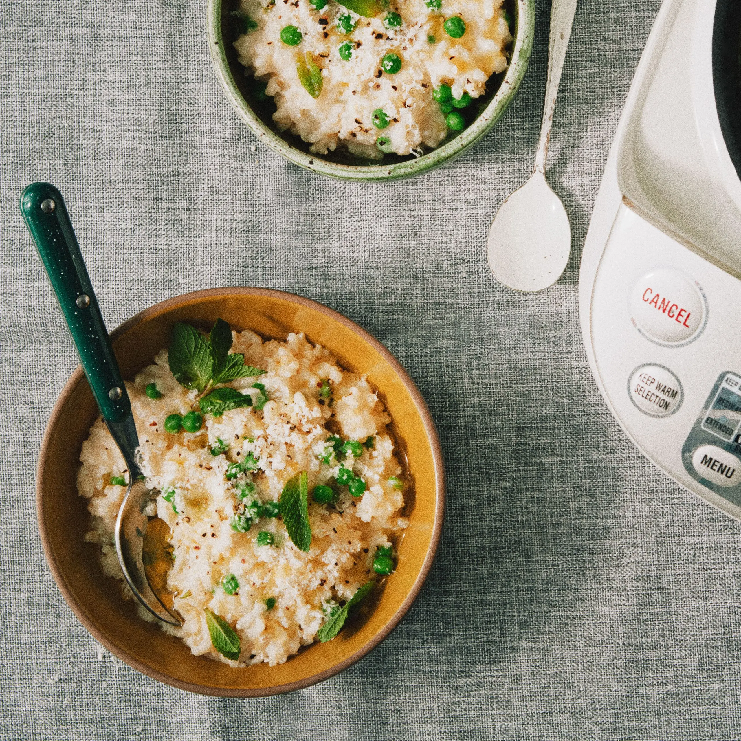 Risotto de fogão de arroz