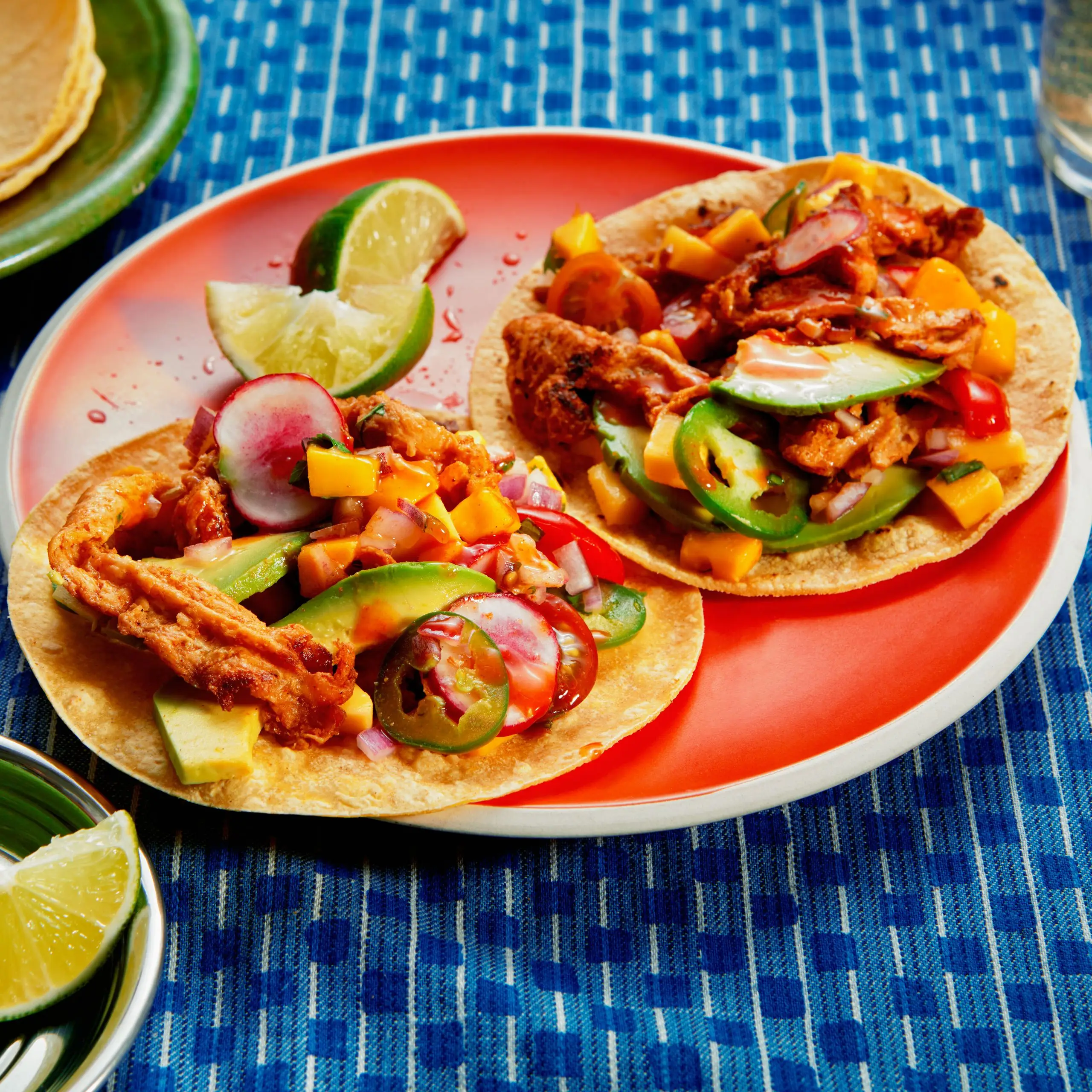 Tacos veganos muito bons