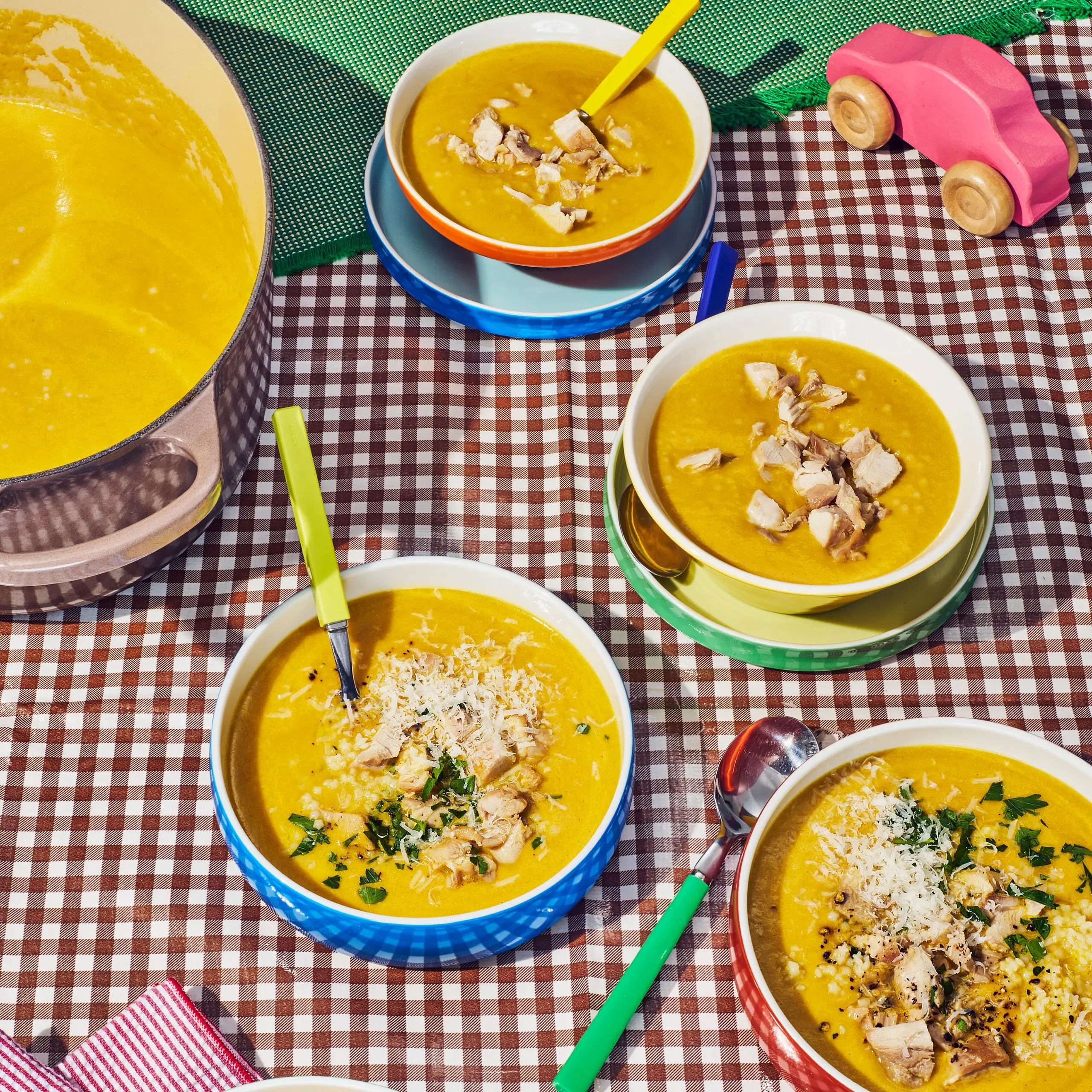 Sopa passada misturada