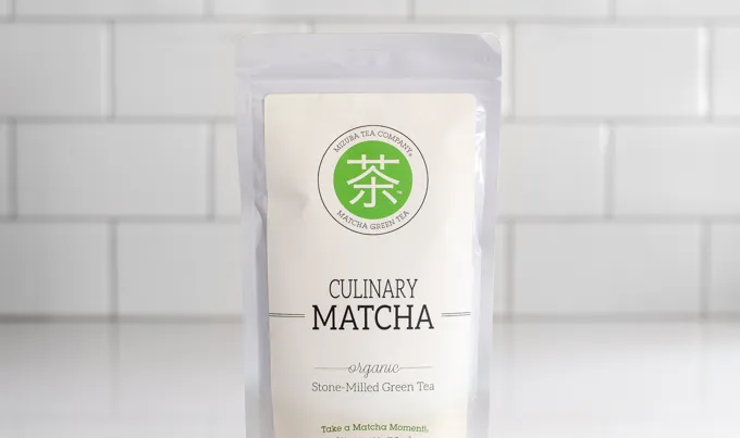 Mizuba culinary grade green tea powder.' title='BEST Organic Matcha Powder Review