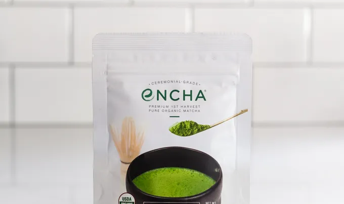Encha ceremonial green tea powder.' title='BEST Organic Matcha Powder Review