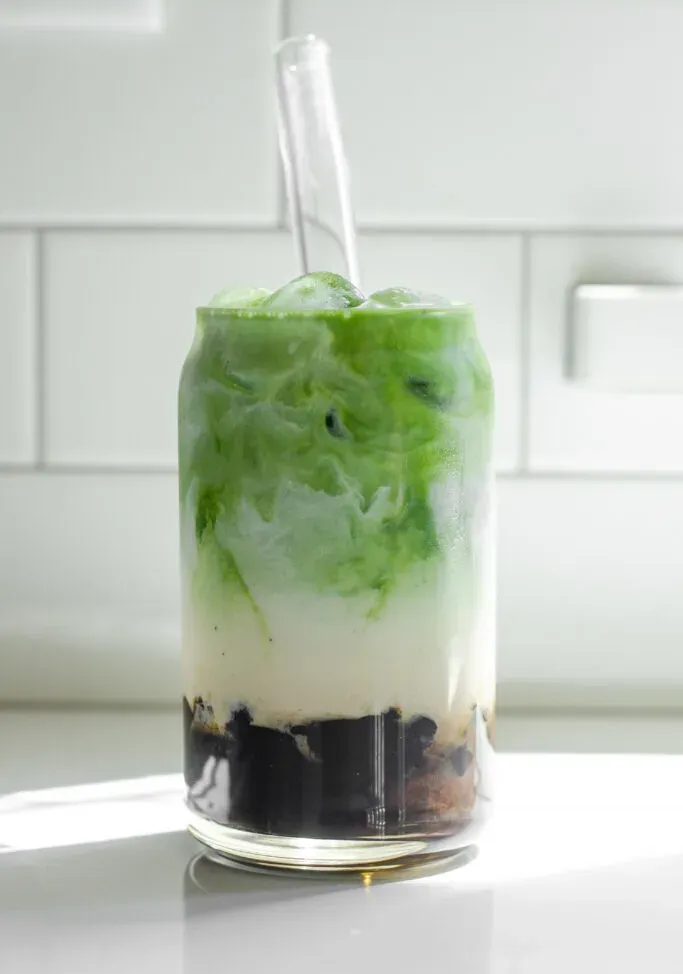 how to make matcha milk tea-35' title='How to Make Matcha Milk Tea with Boba