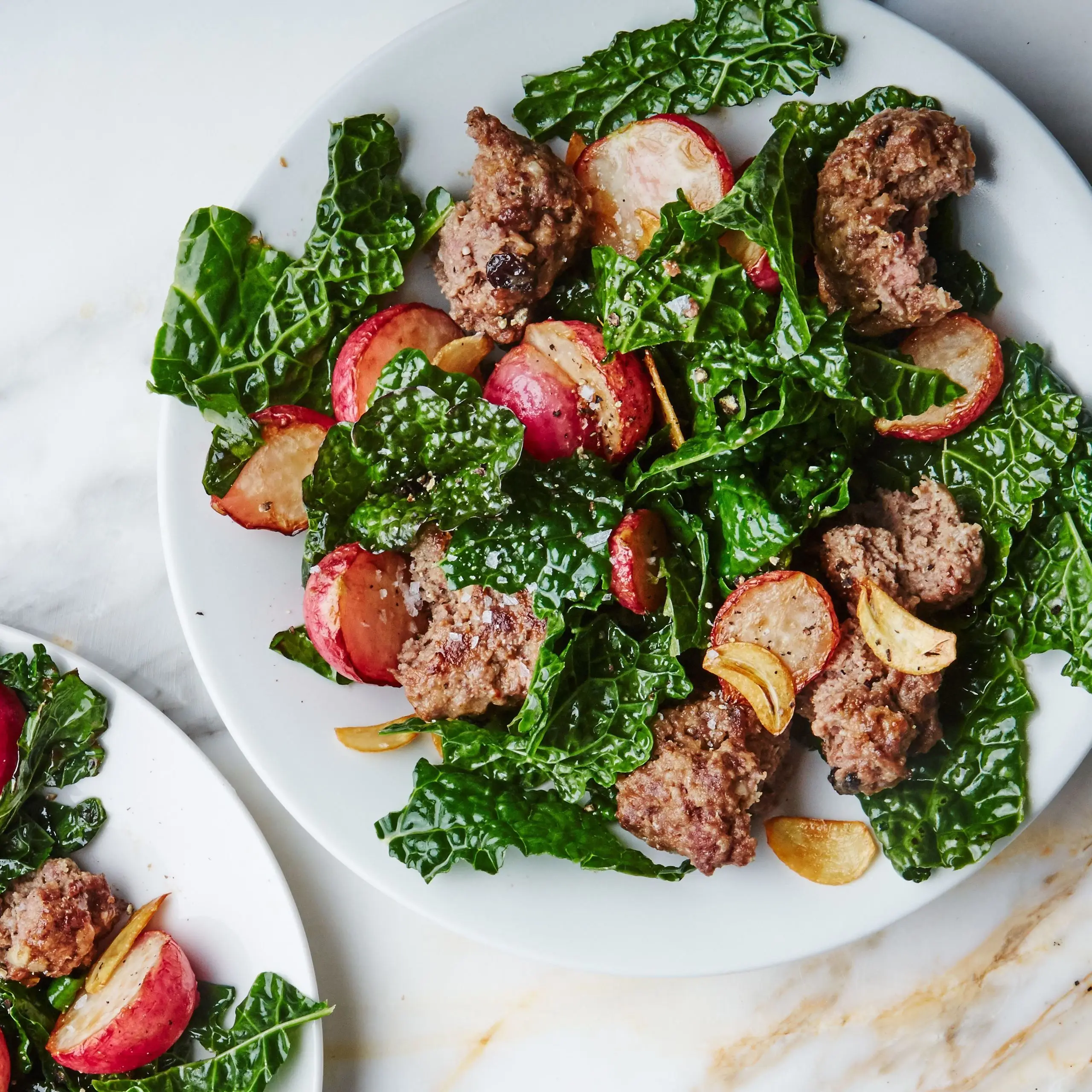 Almôndegas de carne cozida no forno