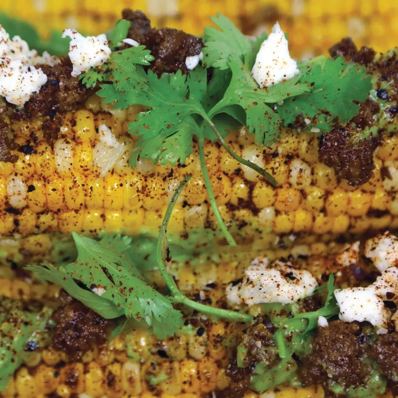 Milho grelhado com ancho chile