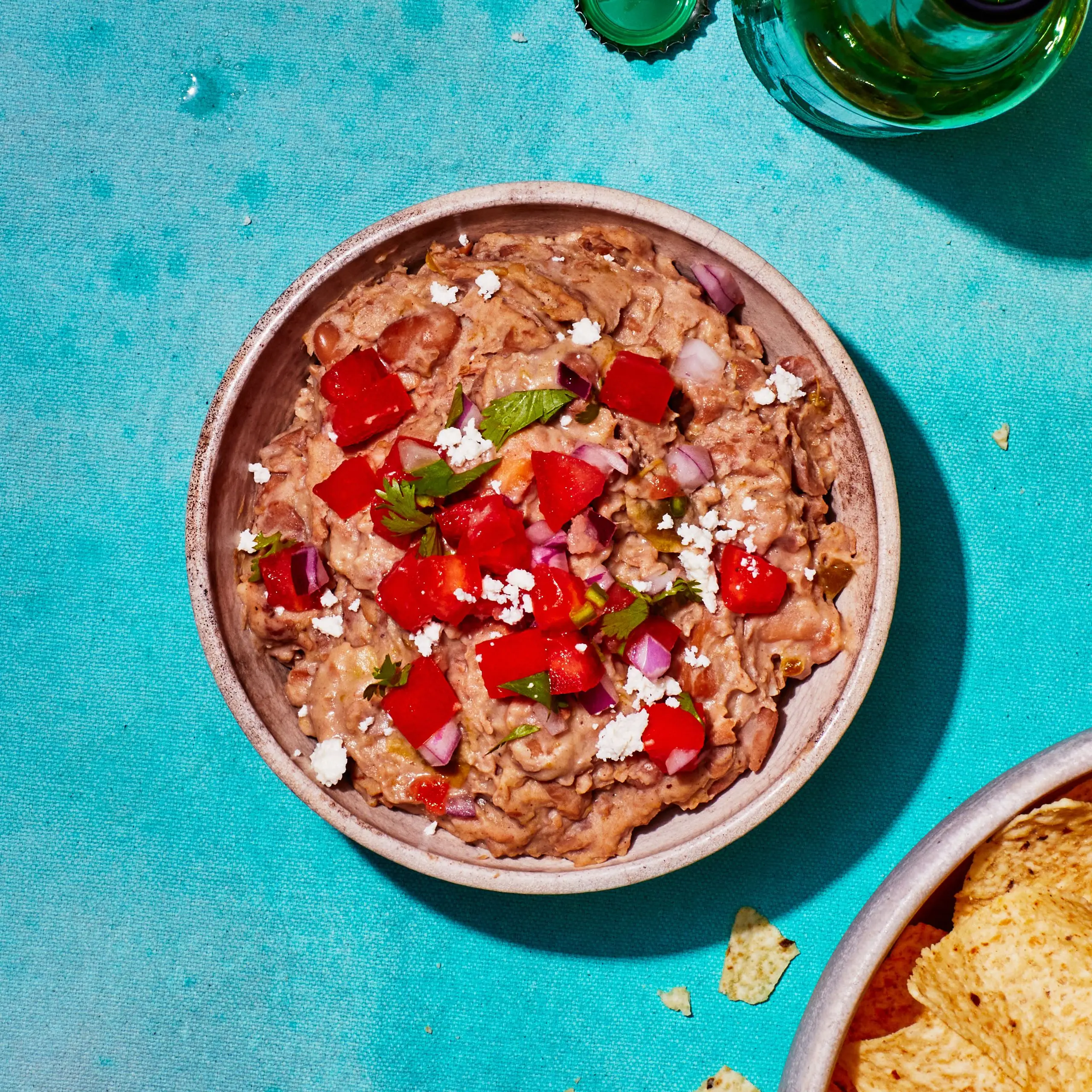 Feijão frito caseiro