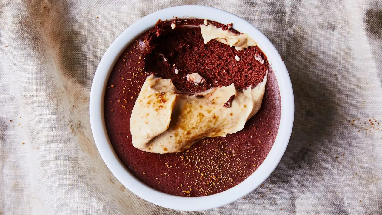 Mousse de coco-chocolate