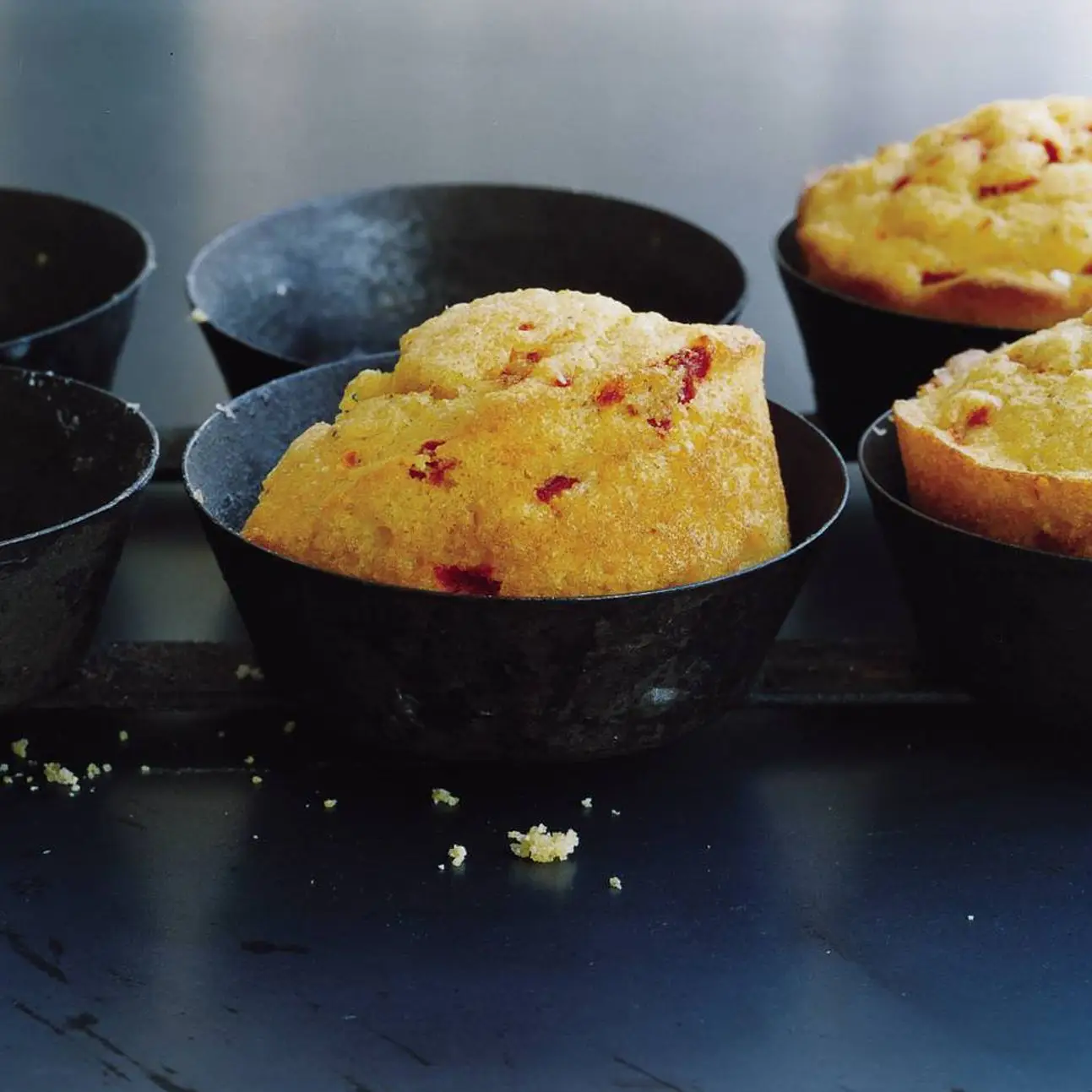 Muffins de milho pimento