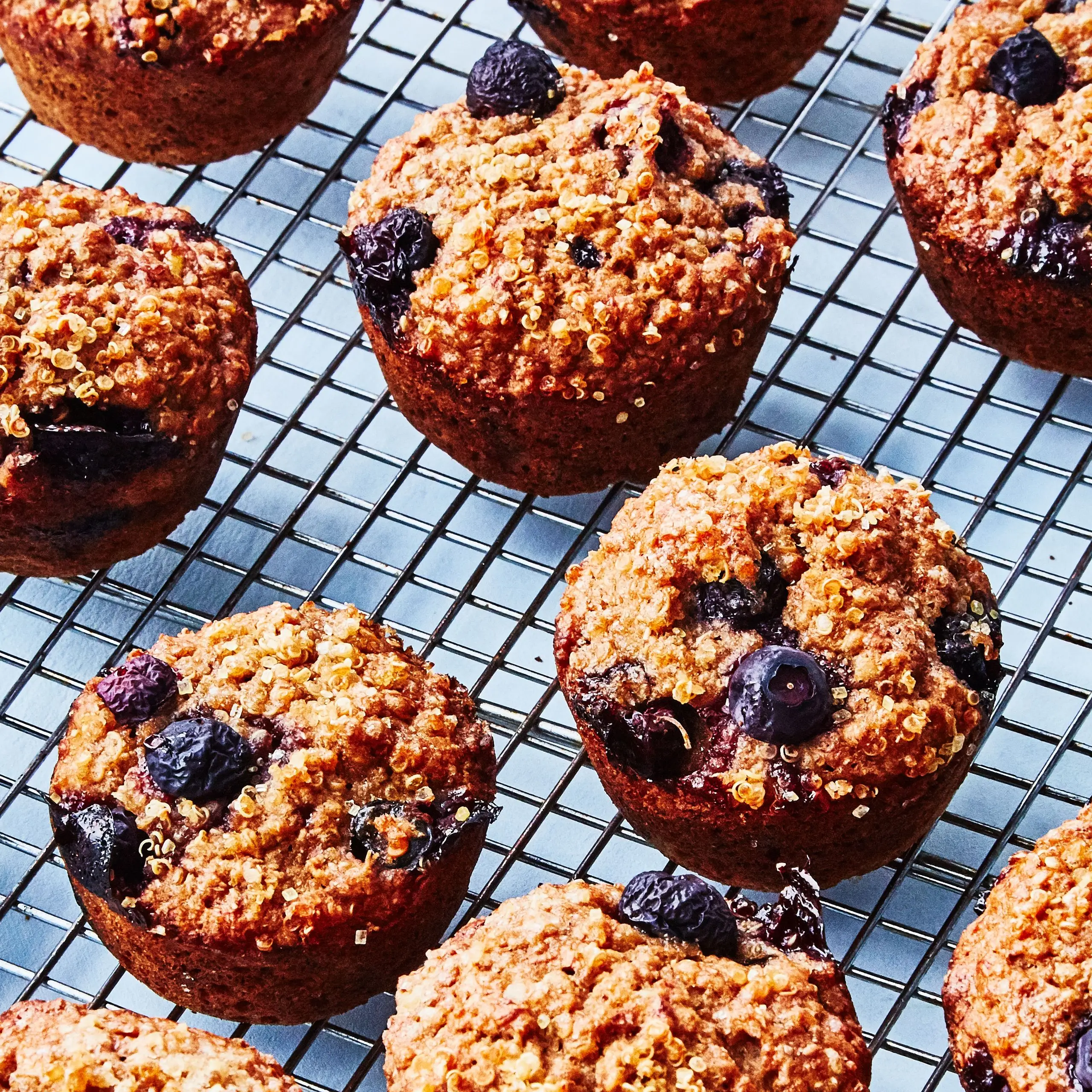 Quinoa-banana muffiny