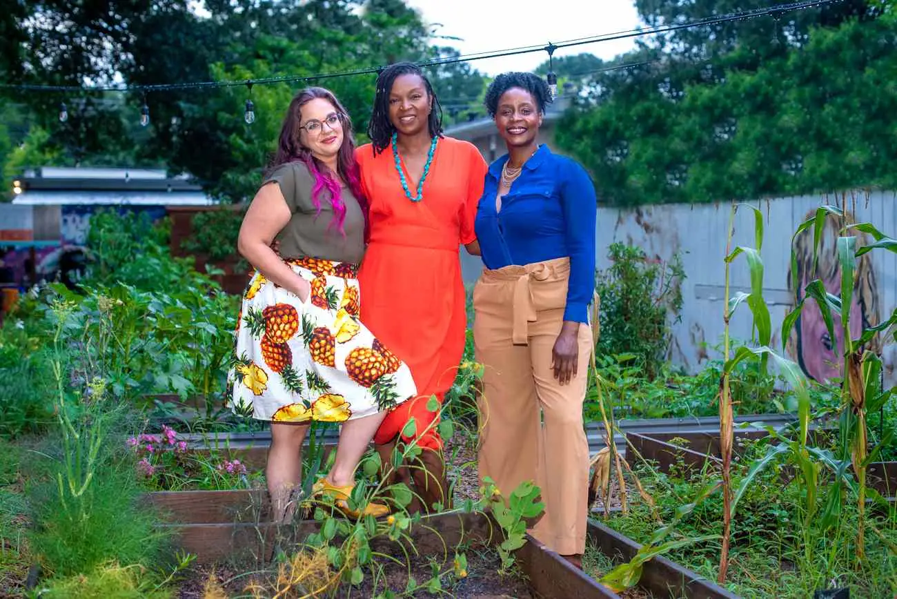 Stephanie Saputo, Keyatta Mincey Parker, and Rori Robinson in their bartenders