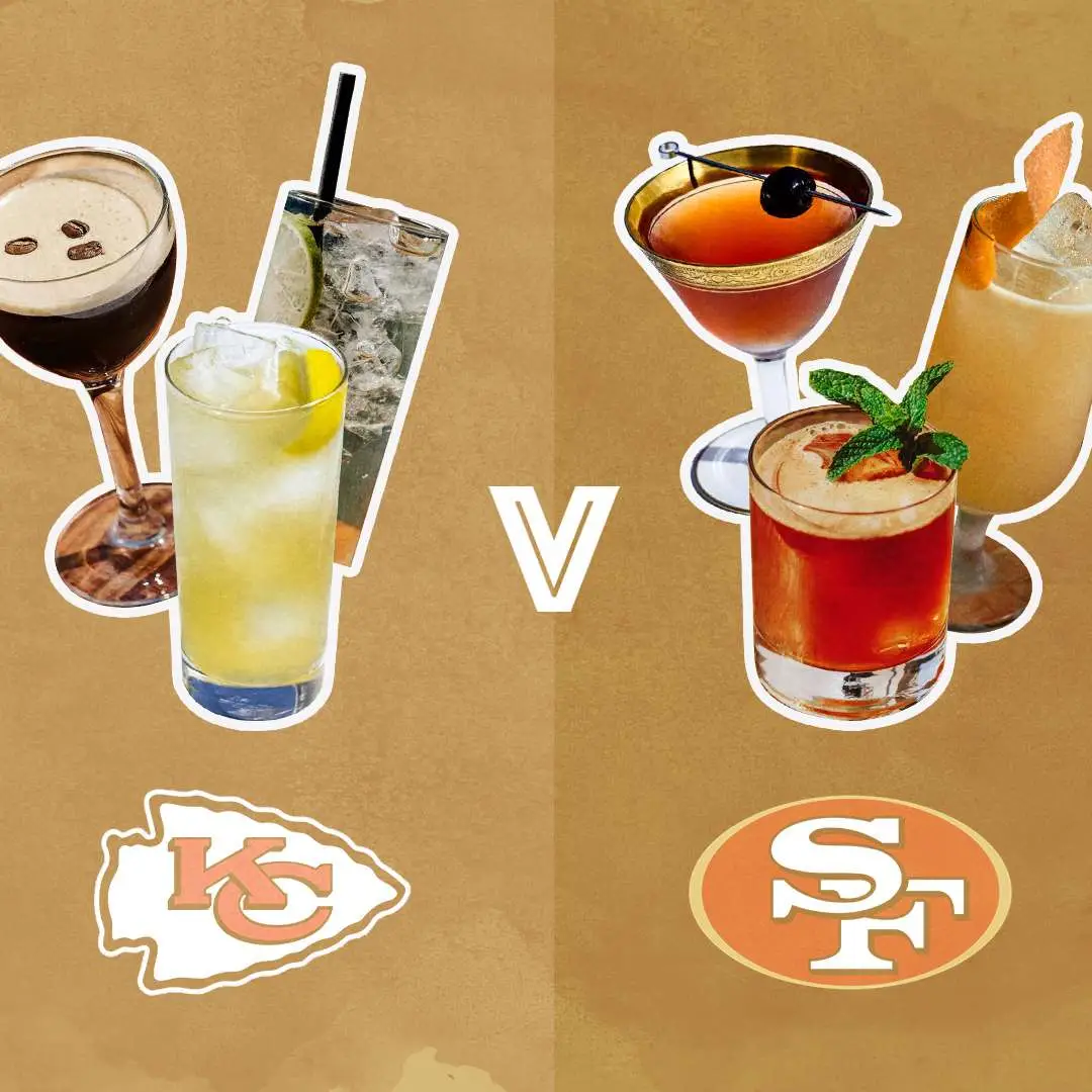 Os melhores coquetéis para fazer para o Super Bowl 2024, sejam você chefes de equipe ou 49ers