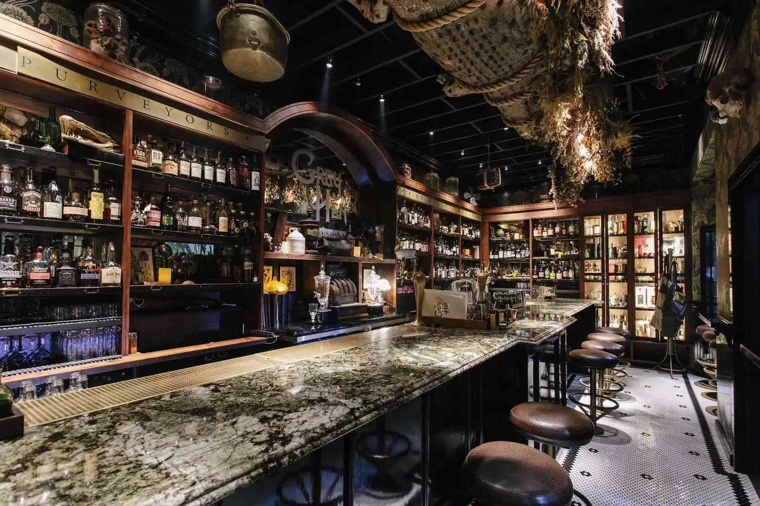 Interior bar of Grey Hen at Century Gran