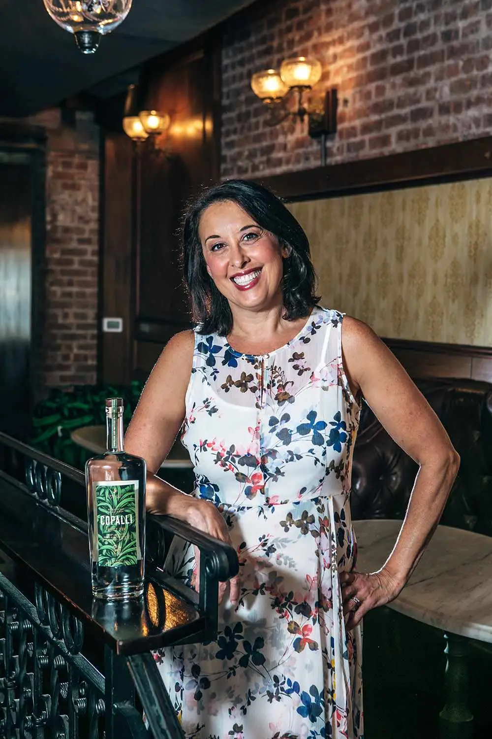 Julie Reiner with Copalli rum
