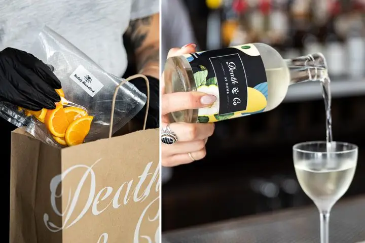 Death & Co cocktail kit and bottled cocktail
