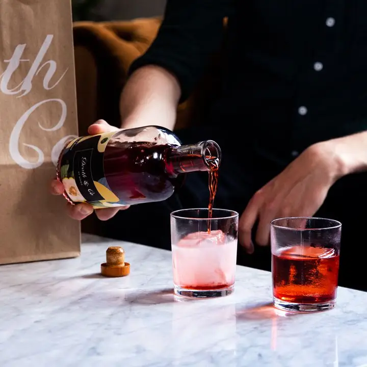 Bottled cocktail at Death & Co