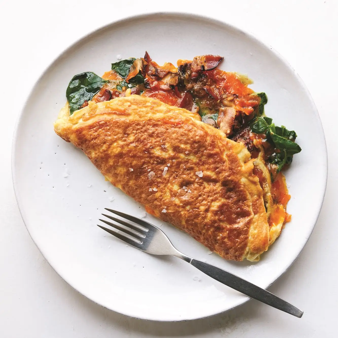 Omelete americana dupla e dupla e dupla de Pop