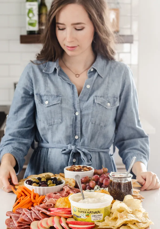 A snack platter all arranged nicely.' title='Easy Snack Board Ideas