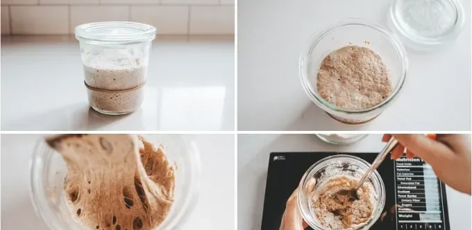 Day 3 of creating a sourdough starter.' title='How to Make a Sourdough Starter From Scratch