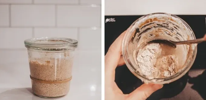 Getting a sourdough starter going day 4: PM.' title='How to Make a Sourdough Starter From Scratch