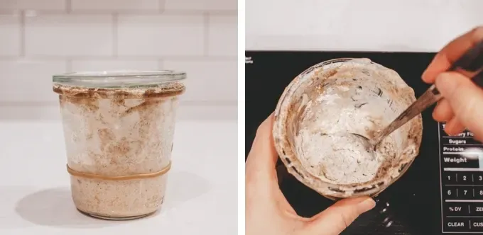 Day 8 of growing a starter.' title='How to Make a Sourdough Starter From Scratch