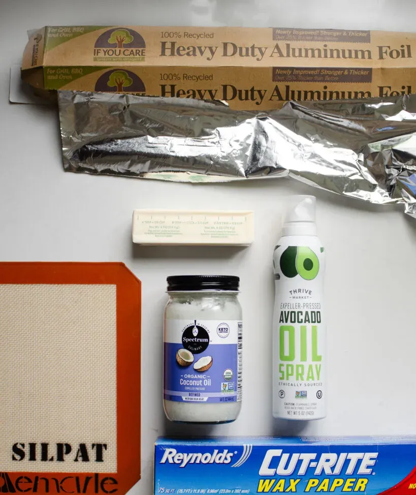 Substituto de papel pergaminho para assar