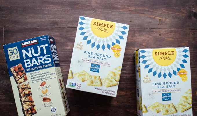 Granola bars and Simple Mills crackers.' title='Things to Buy at Costco: Natural and Organic Finds!