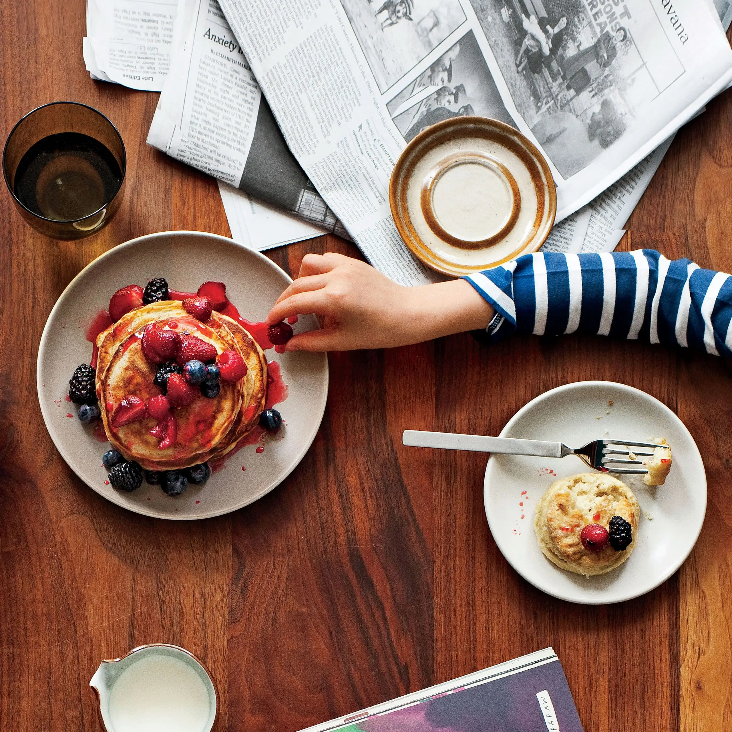 Panquecas de limão-victa