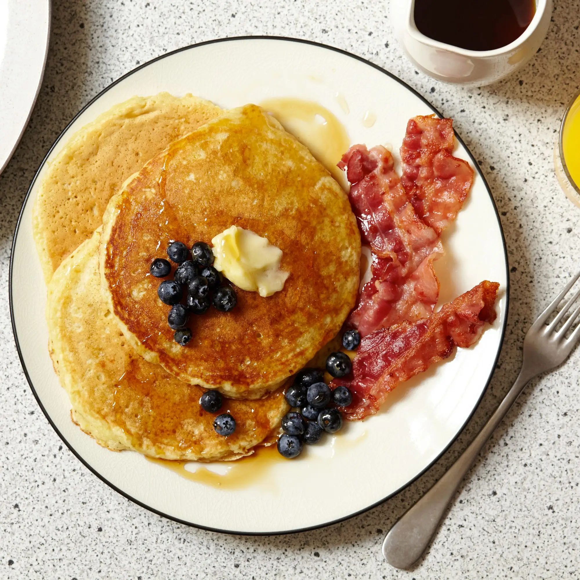 Flapjacks de limão-buttermilk