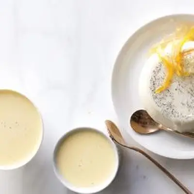 Pannacotta -Zitronen -Conatina di Limone