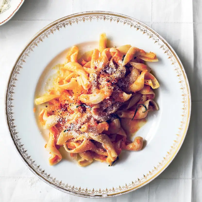 Fiorentini com abóbora