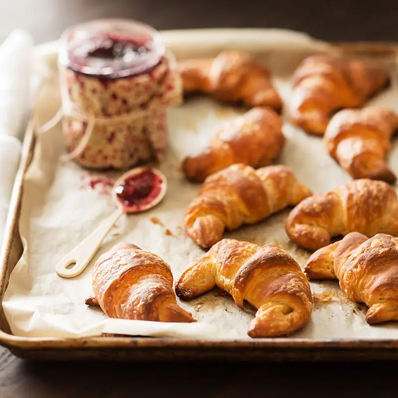 Croissants de manteiga