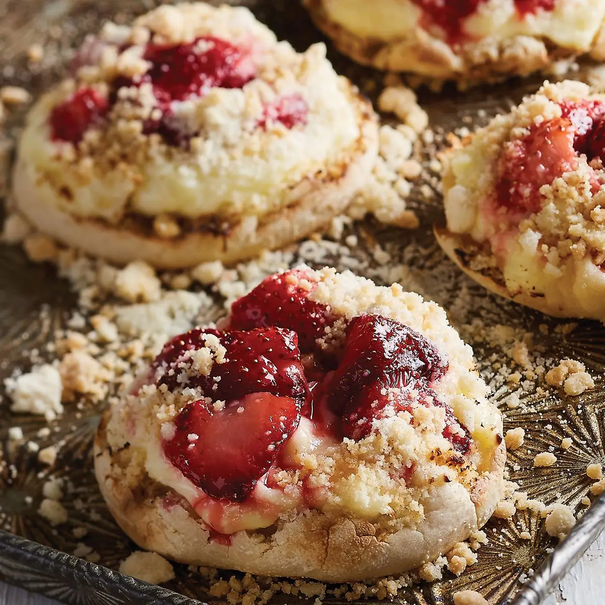 Morango assado dinamarquês