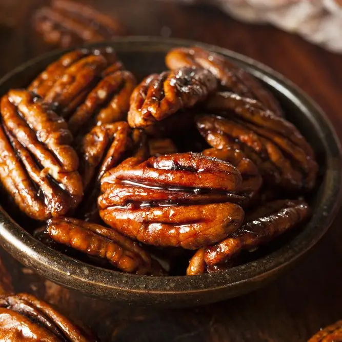 Pecans cristalizados