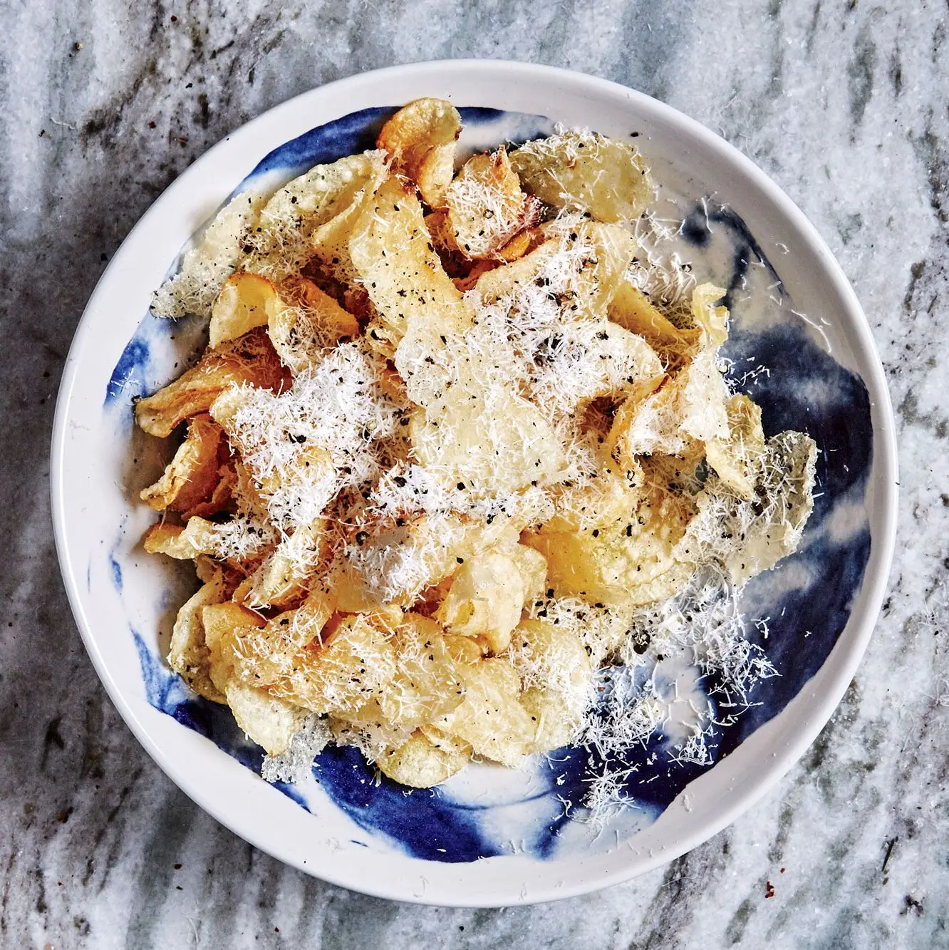 Cacio e chips Pepe