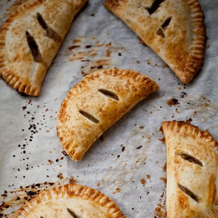 Tortas de pereza com especiarias