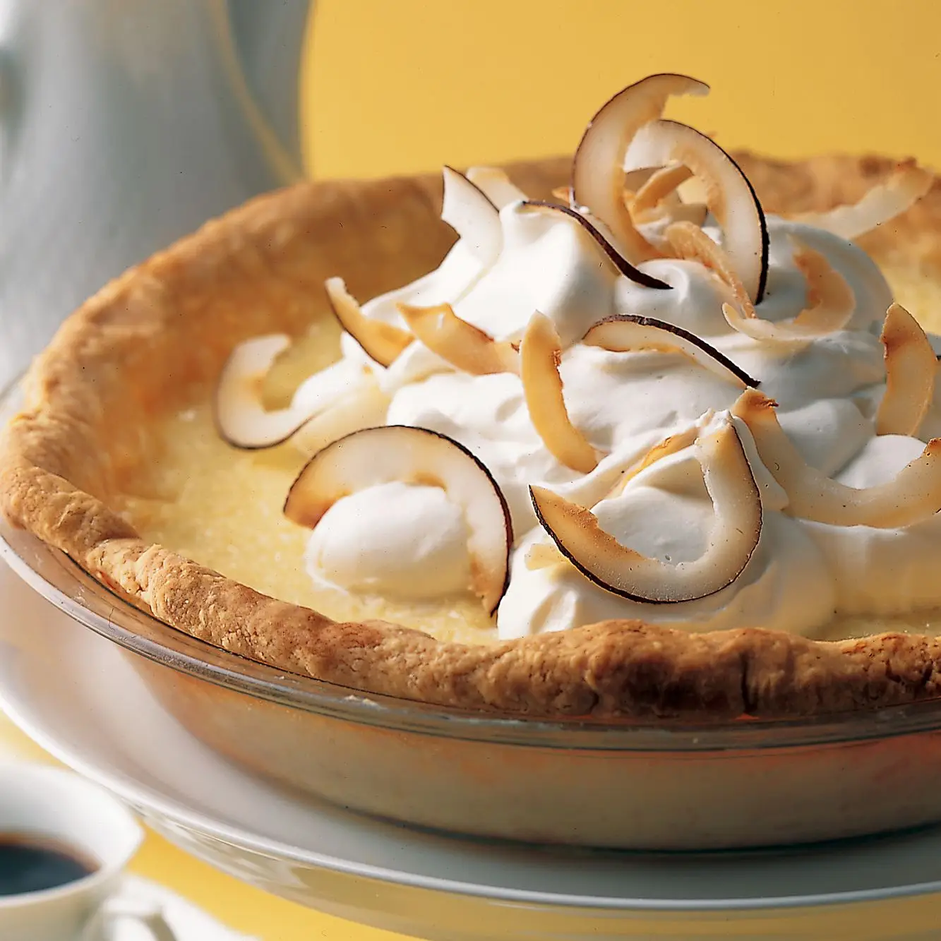 Torta do creme de coco