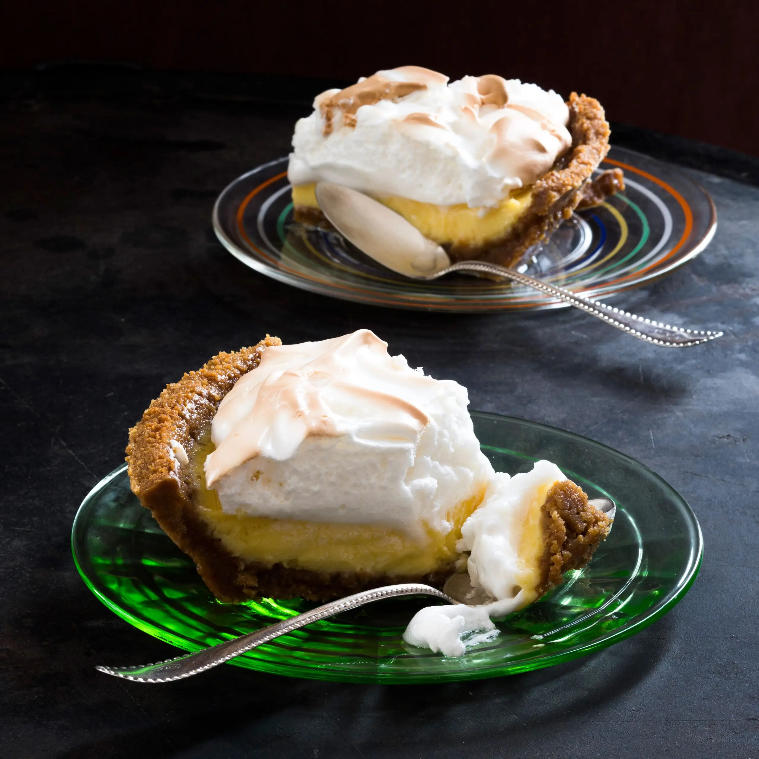 Torta de limão Icebox com merengue