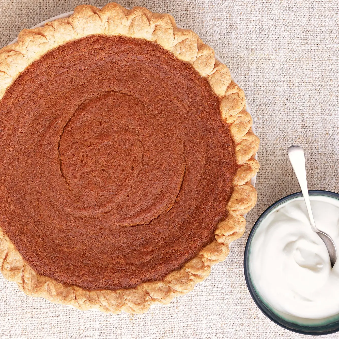 Torta de mascarpone de abóbora