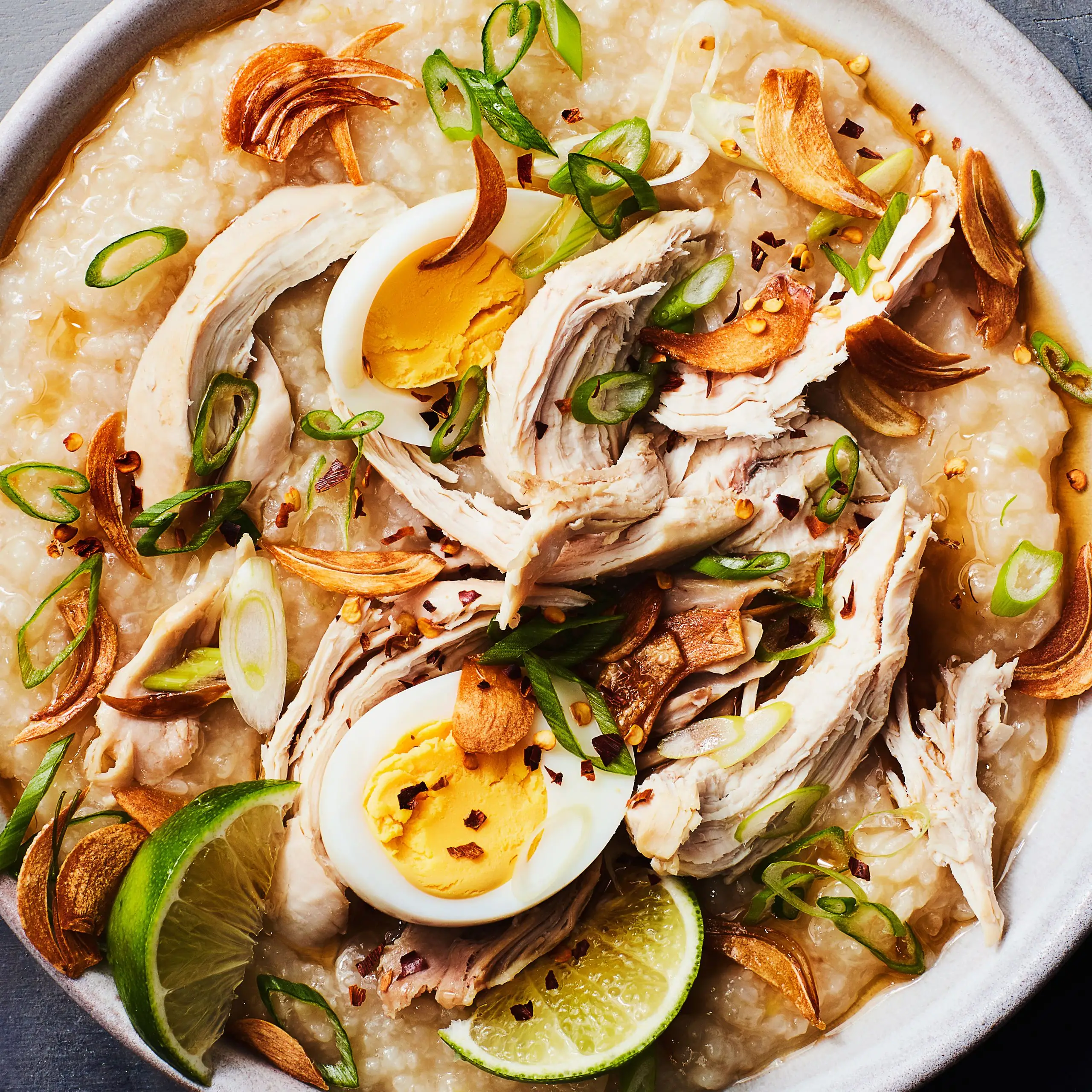 Arroz Caldo (Chicken Rice Porridge)