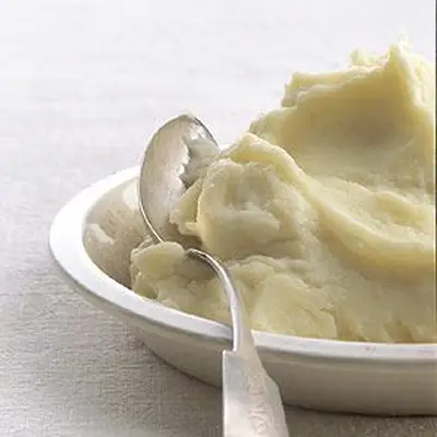 Batatas de purê de terra